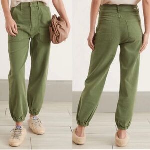 Mother Wrapper Patch Springy Ankle Jeans